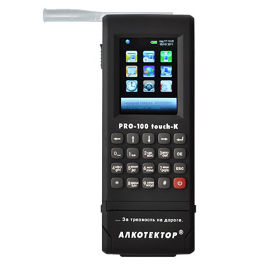 Портативный алкометр PRO-100 touch-K (тач-К)