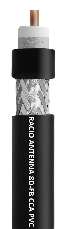 Коаксиальный кабель Racio Antenna 8D-FB CCA PVC 300м